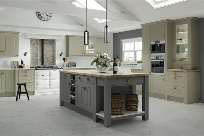 Amalfi Legno Dakar Legno Dust Grey Kitchen Doors