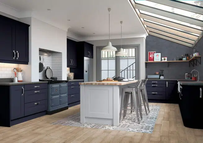 Mason Kitchen Serica Indigo Light Grey