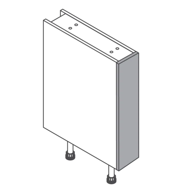 Base H720 W150 Clicbox Kitchen Cabinet Unit