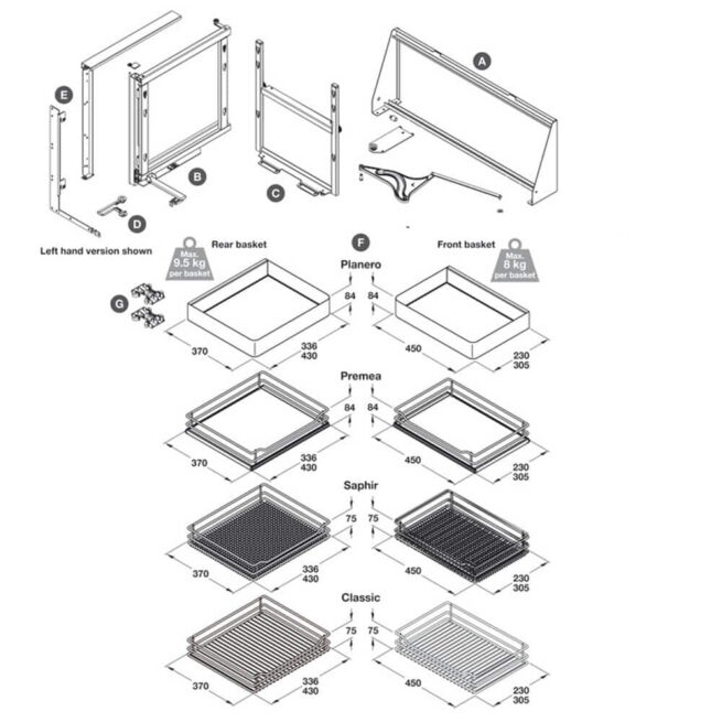 Vauth Sagel Pull Out Corner Storage